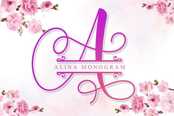 Alina Monogram Font: Your Go-To for Elegant Design Projects