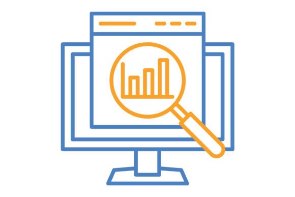 Analysis Blue & Orange Line Icon: A Modern Toolkit for Digital Storytelling