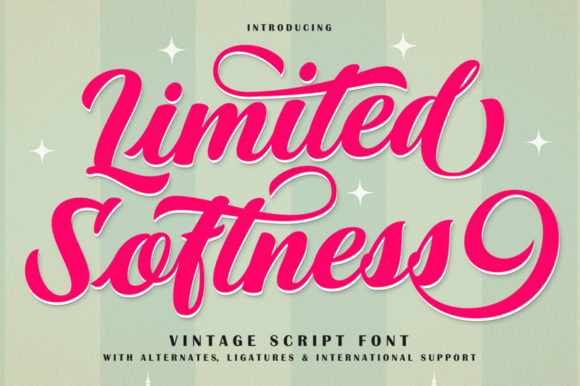 Discover the Natural Elegance of Limited Softness Font