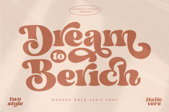 Dream to Berich Font: Elevate Your Next Creative Project