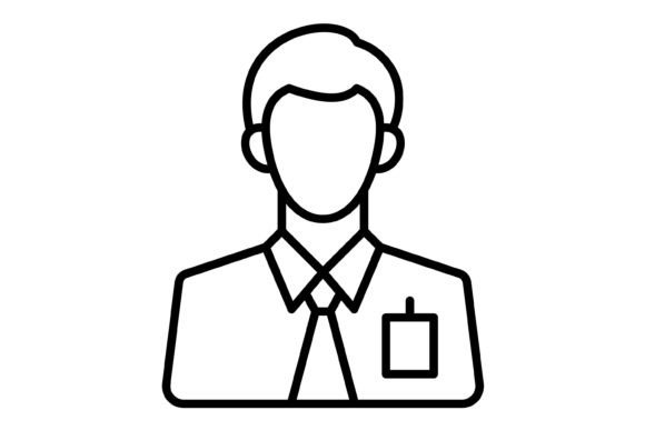 Employee Outline Icon: Your Go-To Design Asset