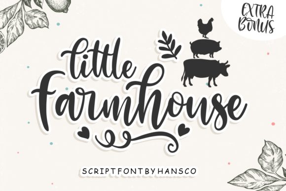 Little Farmhouse Font: A Sweet and Delicate Choice for Your Designs