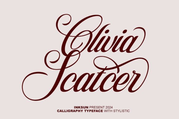 Olivia Scatcer: A Typeface for Timeless Romance