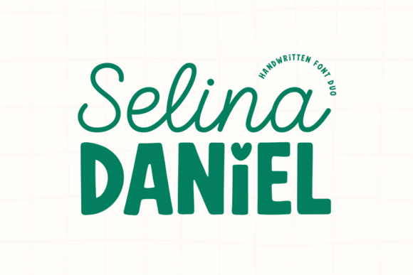 Selina Daniel Duo Font: Elegant Script Meets Bold Print