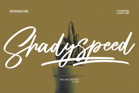 Shadyspeed Script Font: A Designer's Guide to Dynamic Branding