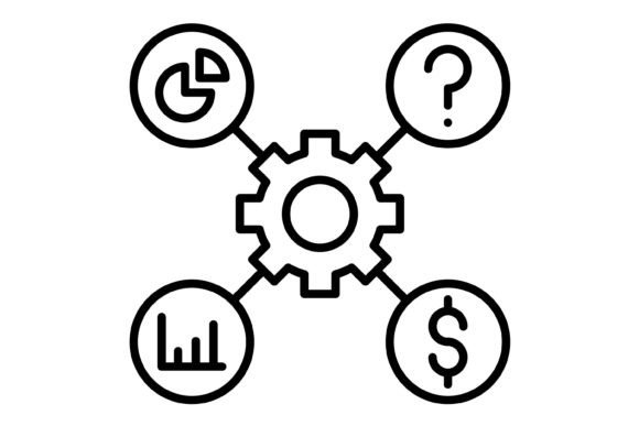 Streamline Your Visuals with the Efficiency Outline Icon